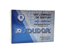 Lâminas De Bisturi Nº 21 Aço Carbono - 100 Unid - Solidor